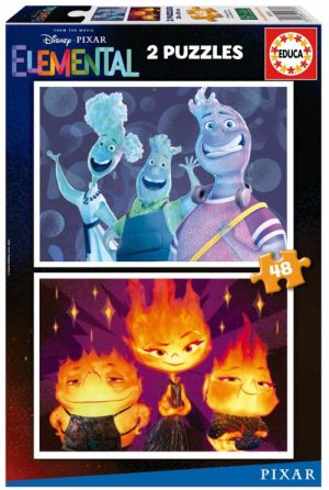 PUZZLE 2X48 PIEZAS ELEMENTAL