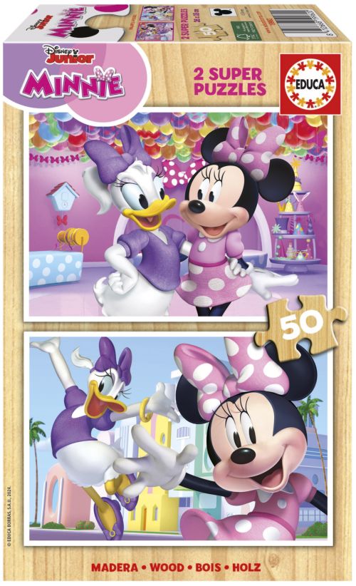PUZZLE 2X50 PIEZAS MINNIE MOUSE
