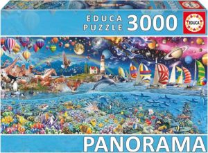 PUZZLE 3000 PIEZAS VIDA EN LA COSTA