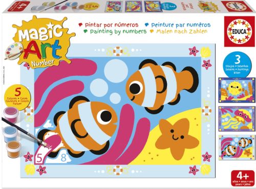 MAGIC ART NUMBER ART +4 BAJO EL MAR