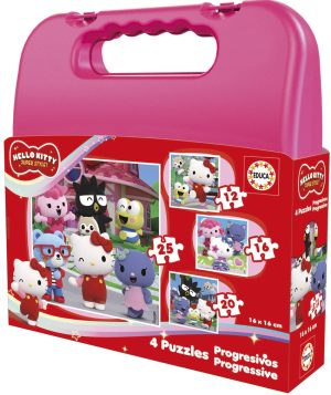PUZZLE PROGRESIVO HELLO KITTY 12 16 20 25 PIEZAS
