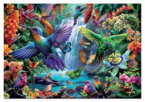 PUZZLE 1000 PIEZAS COLIBRIES TROPICALES