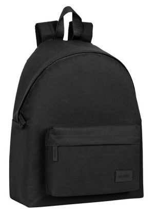 MOCHILA SAFTA BASIC NEGRO 33x42x15cm