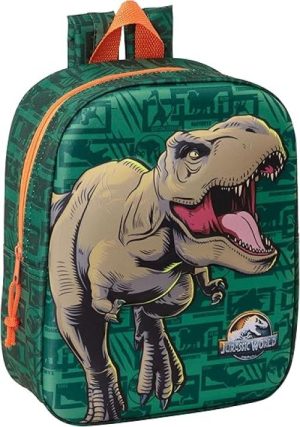 MOCHILA GUARDERIA 3D JURASSIC WORLD 3D 22x27x10cm