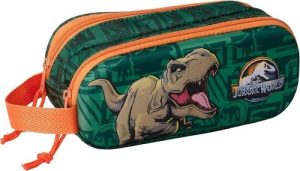 PORTATODO DOBLE 3D JURASSIC WORLD 3D 21x8x6cm