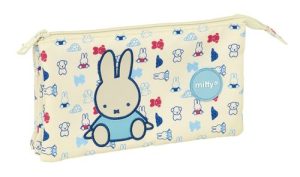 PORTATODO TRIPLE RECICLADO Y REP AL AGUA MIFFY BUDDY 22x12x3cm
