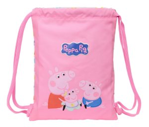 SACO PLANO JUNIOR PEPPA PIG BABY PIG 26x34x1cm