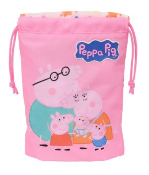 SAQUITO MERIENDA PEPPA PIG BABY PIG 20x25cm