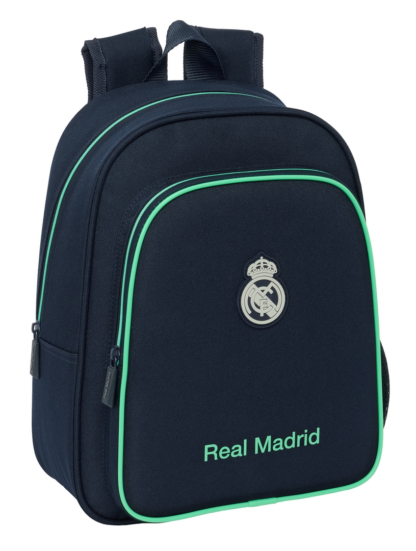 MOCHILA INFANTIL ADAPTABLE CARRO REAL MADRID 2ª EQUIPACION 25/26 27x33x10cm