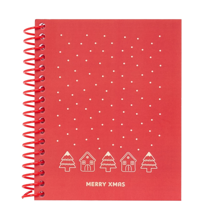 BLOC A6 120 HOJAS CASITAS MERRY XMAS 11,8x14,6cm