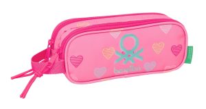 PORTATODO DOBLE BENETTON HEART 21x8x6cm