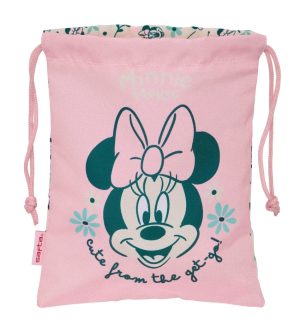 SAQUITO MERIENDA MINNIE MOUSE MINTY 20x25cm