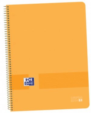 Paq/5 cuaderno espiral a4+ 80h 90g. cuad.5x5 ebook1 tapa plastico colores surtidos