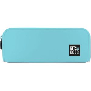 PORTATODO SILICONA AZUL PASTEL B&B 20x7,5x5,5cm