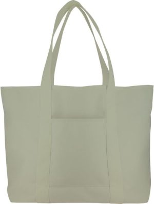 BOLSA TOTE BAG COTTON VERDE 56x37x16cm