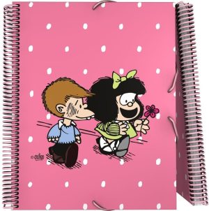 CARPETA FUNDAS CARPETA FUNDAS MAXIPLAS PP 30F MAFALDA FRIENDS 25,5x31x1,6cm