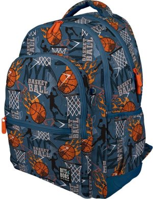 MOCHILA RUBBER B&B BASKETBALL 33x46x22,5cm
