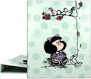 CARPETA ANILLAS A4 FOR.4D25 MAFALDA KISS 25,7x32x3cm