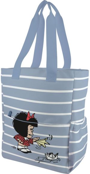 BOLSA TELA MAFALDA BOAT 31x37,5x14cm