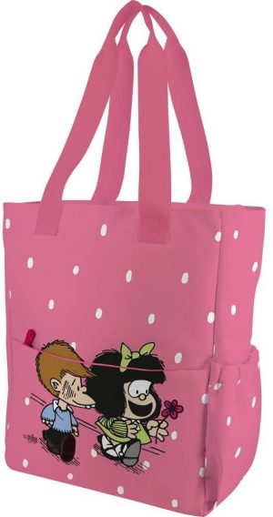 BOLSA TELA MAFALDA FRIENDS 31x37,5x14cm