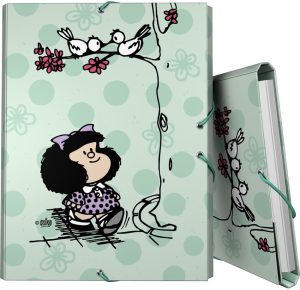 CARPETA 3 SOLAPAS FOR. MAFALDA KISS 26,5x35x1,9cm