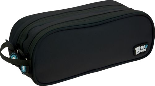 PORTATODO DOBLE BITS &BOBS NEGRO 24,5X9,5 CM
