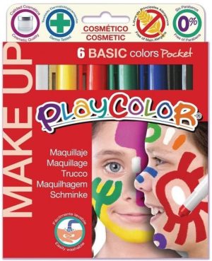 ESTUCHE 6 COLORES MAQUILLAJE PLAYCOLOR POCKET BASIC