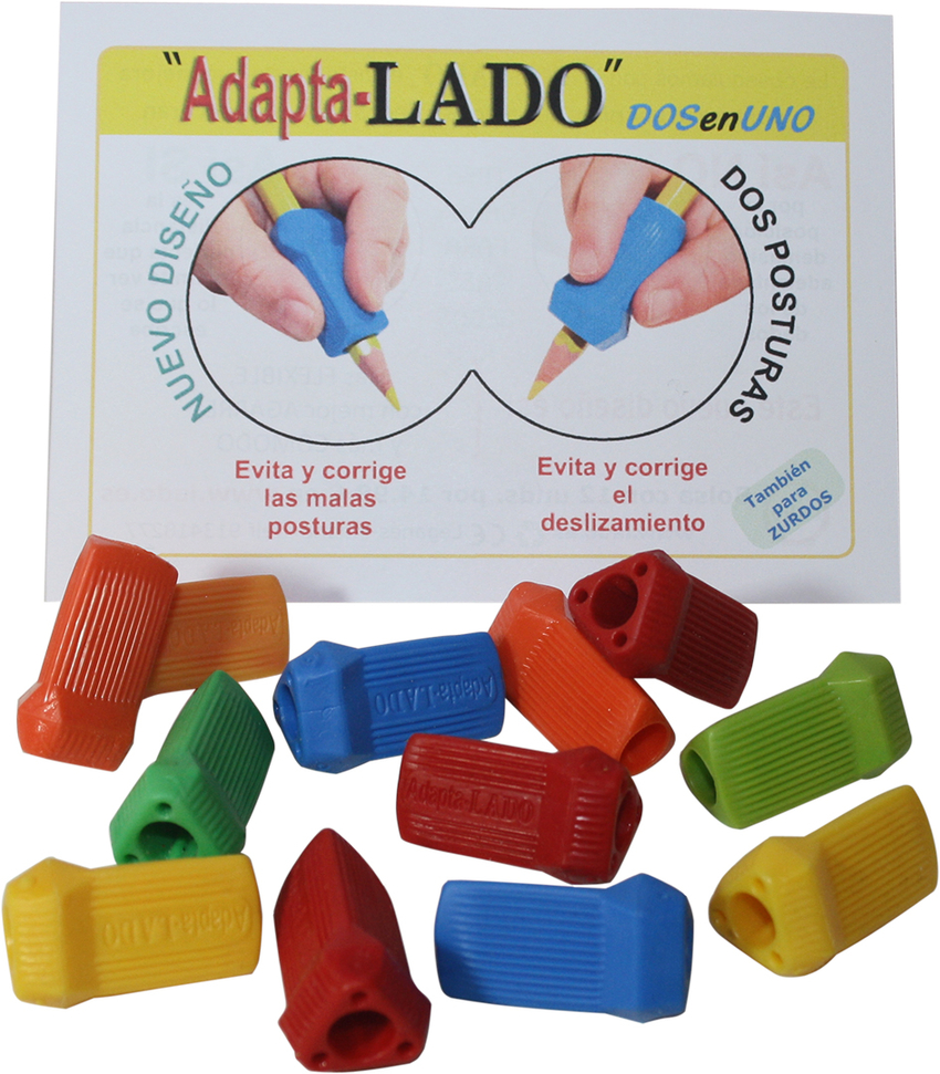 Bolsa 12 adapta-lado para lapices colores surtidos