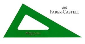C/5 cartabon serie tecnica 16cm metacrilato verde sin graduar