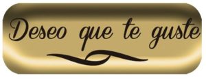ROLLO 250 ETIQUETAS ORO DESEO QUE TE GUSTE
