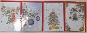 TARJETA DE NAVIDAD DISEÑO BLANCA NAVIDAD MODELOS SURTIDOS