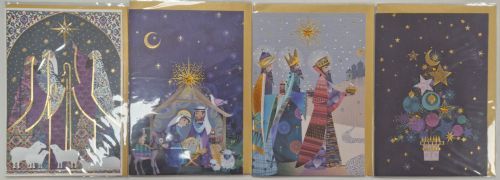 TARJETA DE NAVIDAD DISEÑO REYES MAGOS MODELOS SURTIDOS