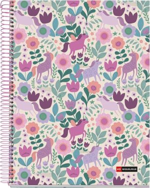 CUADERNO NB4 A4 120 HOR 70G MAGIC UNICORN 298x242x22mm