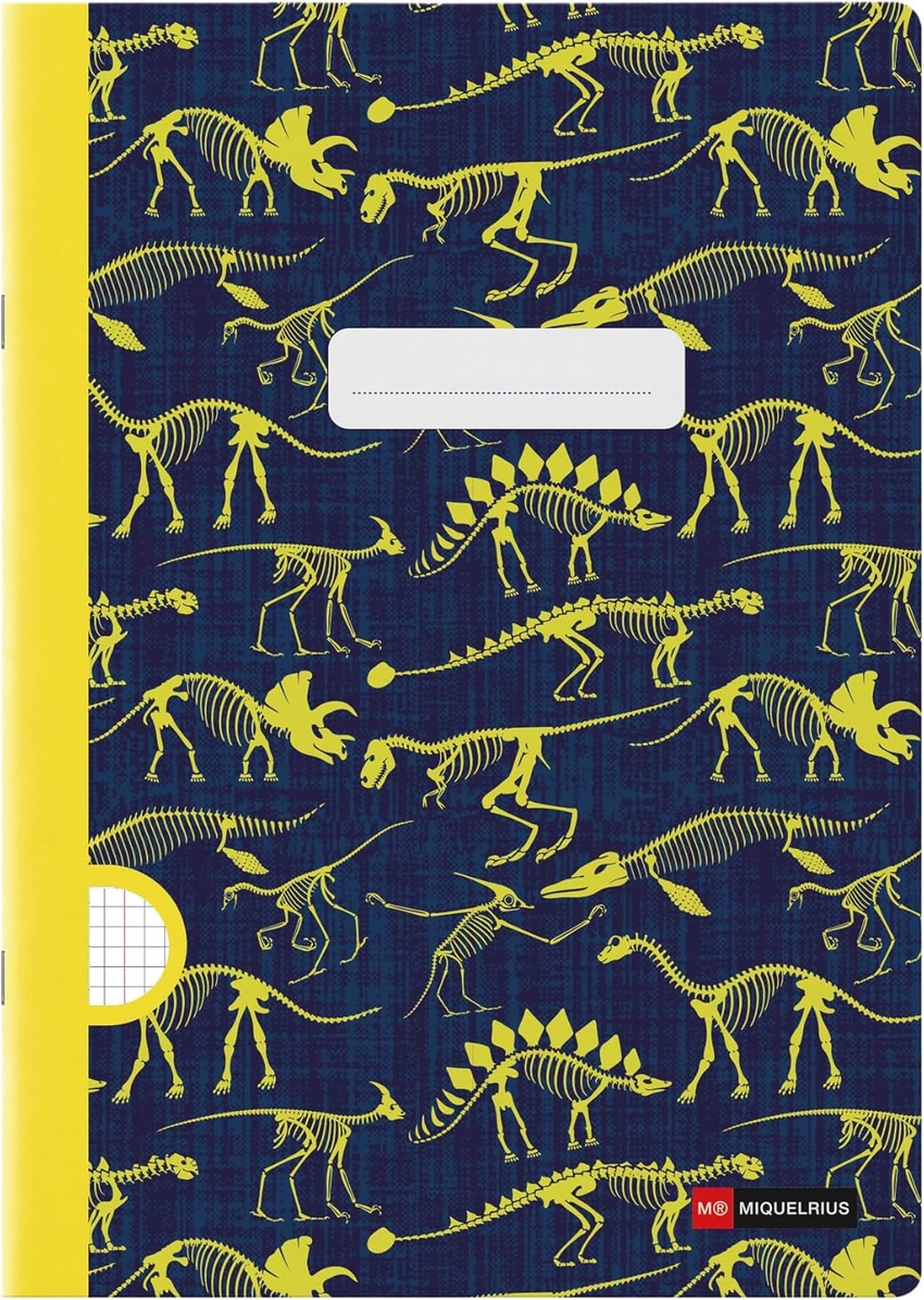 CUADERNO GRAPA A4 48H CLA 90G MINI FOSSIL 210x297mm