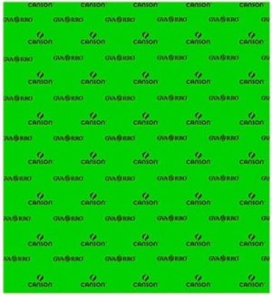 Paq 25 cartulinas iris 50x65 cm. color verde fluo 235 g.