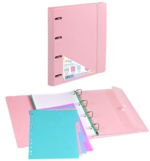CARPEBLOCK FOAM SOFT ROSA A4+ 4 ANILLAS 35MM CON RECAMBIO