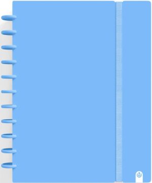 CUADERNO INGENIOX A4 80H CUADRICULA AZUL PASTEL