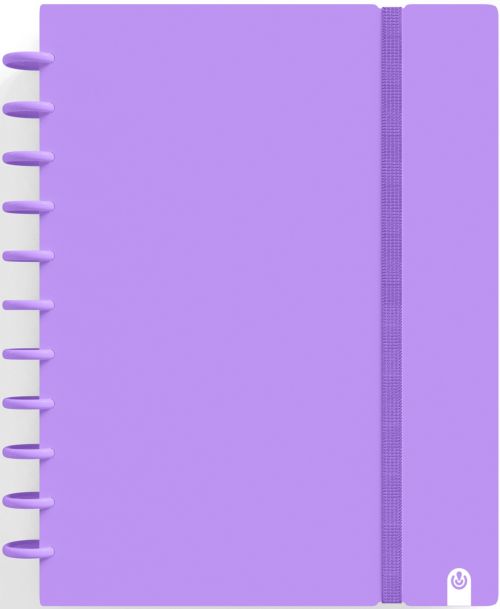 CUADERNO INGENIOX A4 80H CUADRICULA VIOLETA