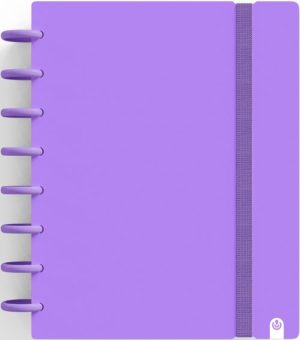 CUADERNO INGENIOX A5 80H CUADRICULA VIOLETA