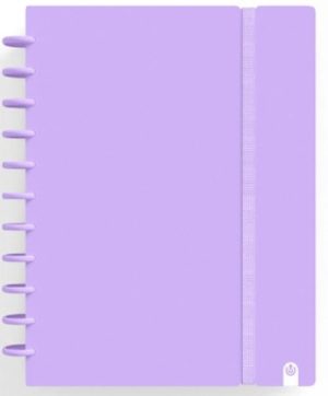 CUADERNO INGENIOX A5 80H HORIZONTAL MALVA PASTEL