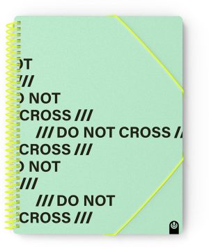 CARPETA  Fº PP NOT CROSS 40 FUNDAS MINT