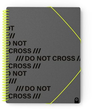 CARPETA Fº PP NOT CROSS 40 FUNDAS CARBON