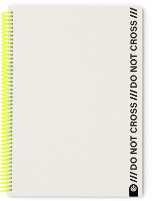 CUADERNO A4 ESPIRAL NOT CROSS 100H CUADRICULA GRIS