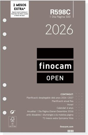 (CAT) RECAMBIO ANUAL 500 2026 DP R598 CATALAN