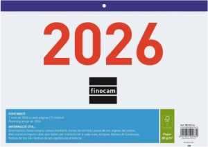 (CAT) FALDILLA NUMEROS GRANDES 2026 F93 30X21 CATALAN