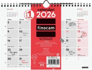 (CAT) CALENDARIO PARED 2026 ESCRIBIR S CATALAN