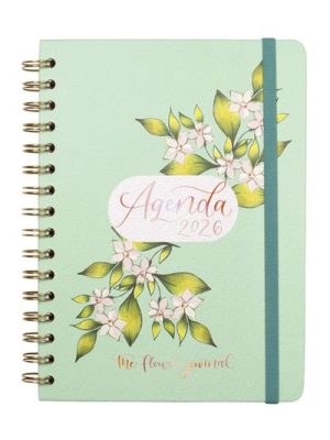 AGENDA ANUAL 2026 FLOWER JOURNAL E10 SVH VERDE