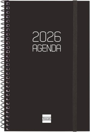 (CAT) AGENDA ANUAL 2026 OPAQUE E5 SVH NEGRE