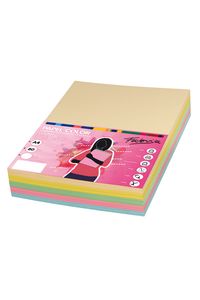 PAQUETE A4 250H 80G COLORES PASTEL SURTIDOS FABRISA