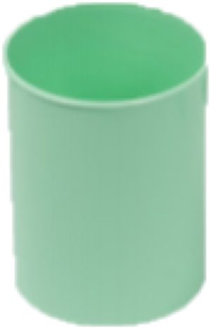 CUBILETE DE PLASTICO OPACO PASTEL VERDE